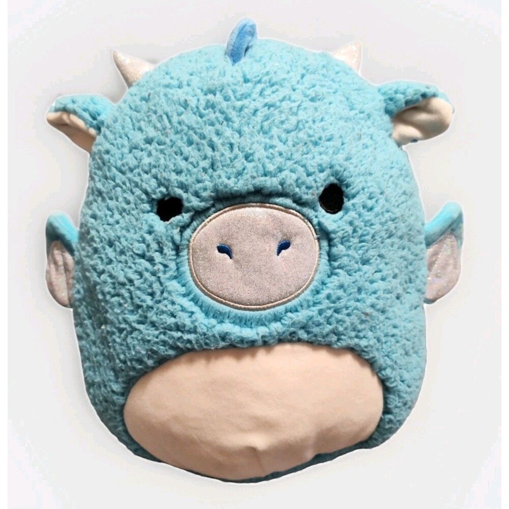 FuzzAMallows Blue Dragon Plush 16” Squishmallow Jazwares Toy Stuffed Animal